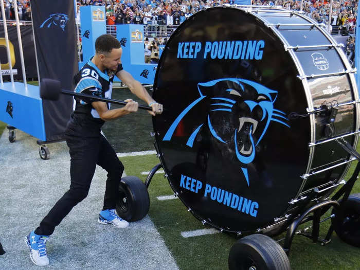 As a die-hard Carolina Panthers fan, he