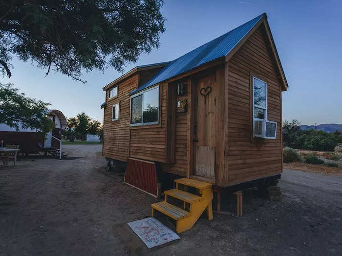 The house was built as a passion project by Rob Croft. It took six months to build, including a couple months he took off due to an illness.