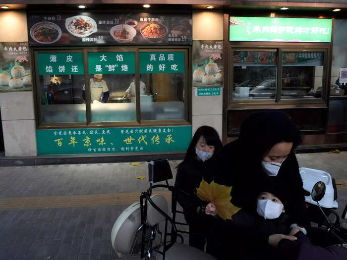 Businesses and schools are closed in areas under lockdown. But this restaurant in Beijing still manages to serve take-out.