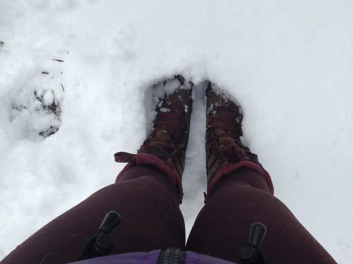 Layers and sturdy shoes are crucial to comfortably weathering all conditions.