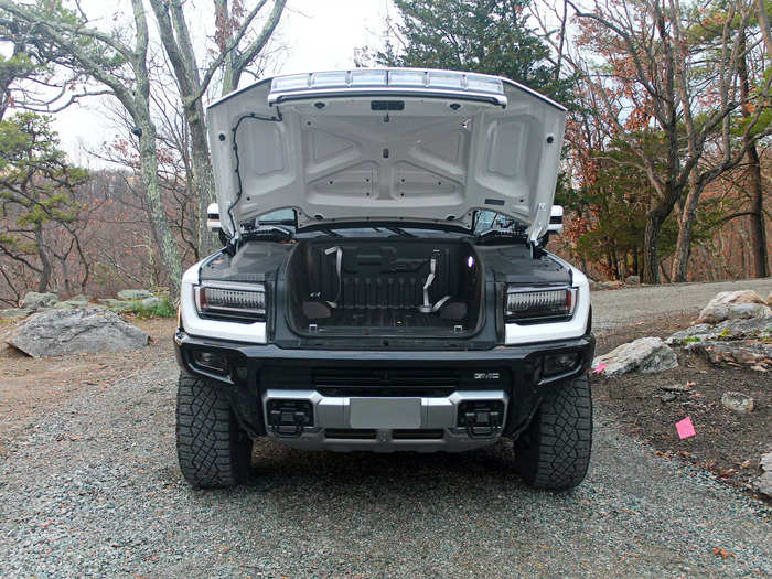 The truck claims to crank out 1,000 horsepower from three motors. Most EVs have one or two.