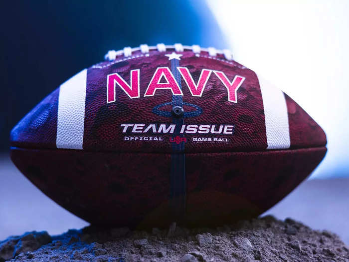 Navy will also use a special ball for the game.