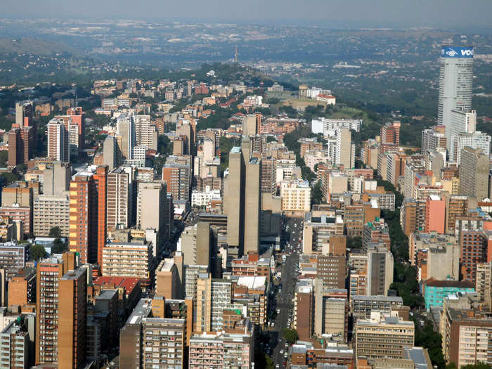 1. Johannesburg, South Africa