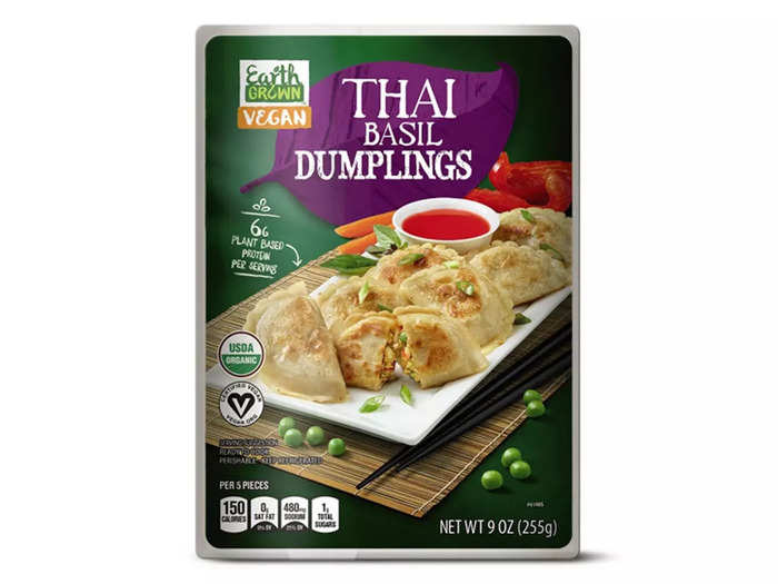 Use the Earth Grown vegan dumplings in your meatless dinners.