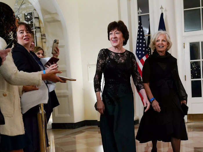 Some key Republicans attended the affair, including Sen. Susan Collins.