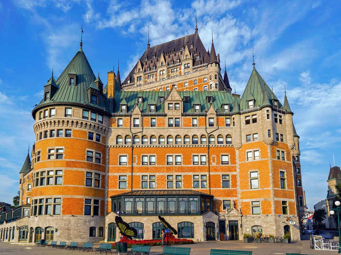 The hotel opened in 1893 and was inspired by romantic architecture and French castles, according to the Québec City