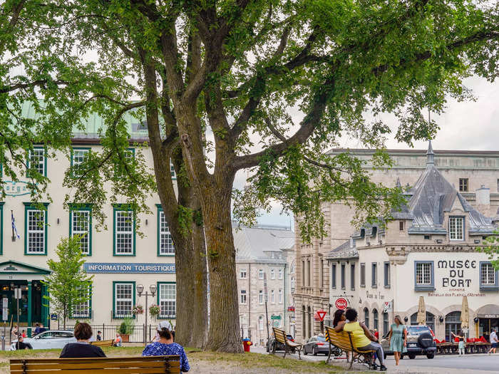 On a recent train trip through Canada, I spent 24 hours in Québec City, a 400-year-old French-Canadian city.