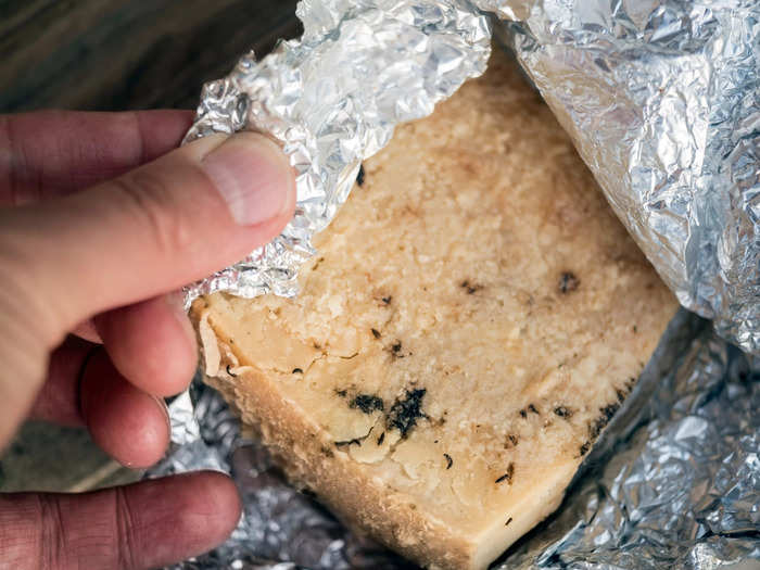 Aluminum foil can also mess with the flavor of your cheese.