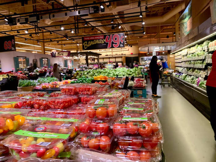 That level of selection extends to the rest of the produce section, which carries fruits I don