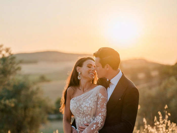 For Babis-Whitcomb, the Galia Lahav gown struck the perfect balance between romantic and sexy.