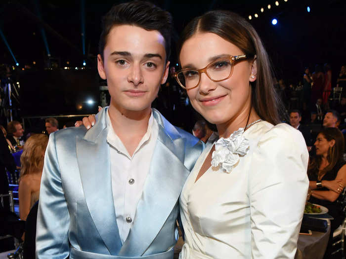 January 19, 2020: Schnapp and Brown attended the Screen Actors Guild Awards.