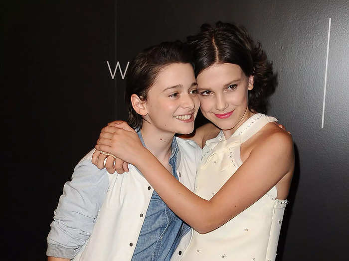 June 6, 2017: Brown and Schnapp posed on the red carpet for a "Stranger Things" For Your Consideration event.