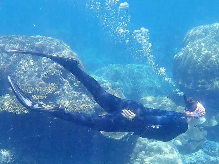 "Under the Sea" from "The Little Mermaid" gave me the courage to scuba dive for the first time in Indonesia.