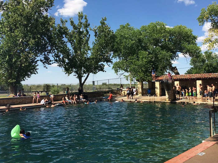 I like to take a plunge in the crystal clear waters at Balmorhea State Park, and maybe even go scuba diving.