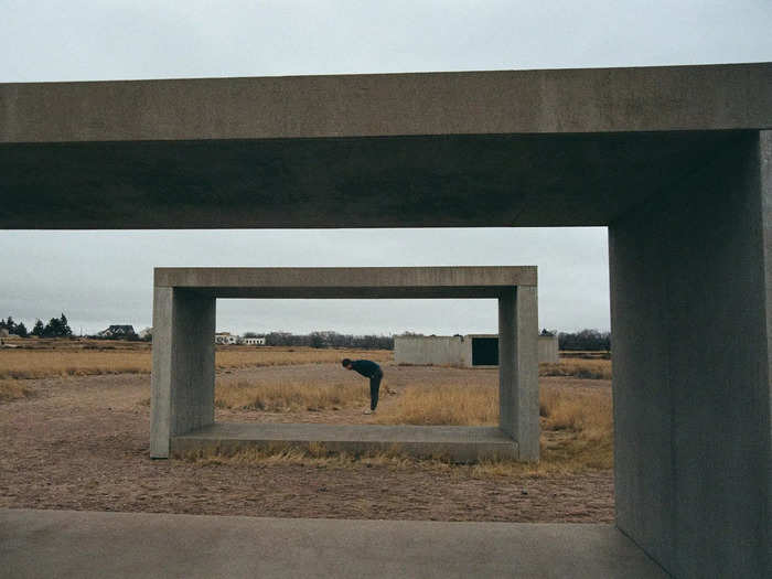 I always book a tour of the Chinati Foundation, and spend a few hours wandering around huge concrete sculptures.