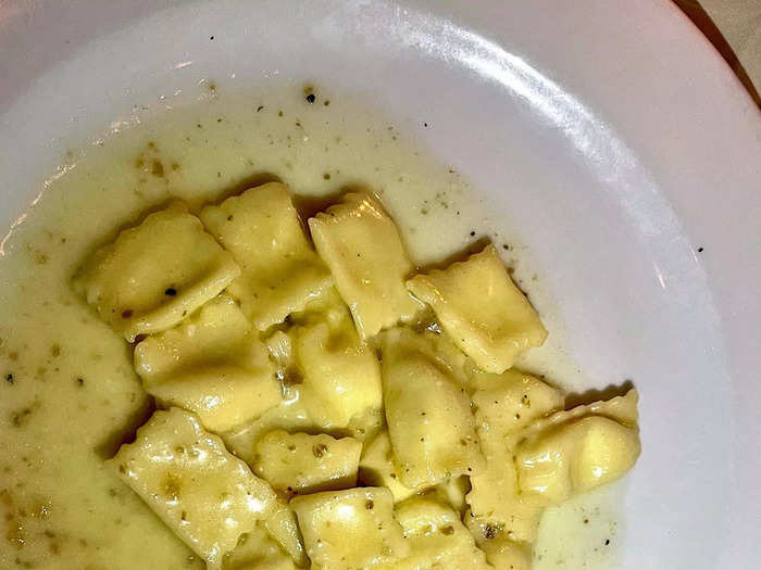 While Kardashian and Rihanna share a love for the same restaurant, they have very different choices in pasta.