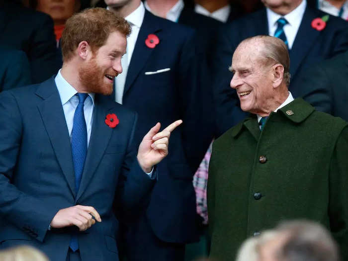 When Prince Philip died in April 2021, Harry released a statement remembering his grandfather as "cheeky right 