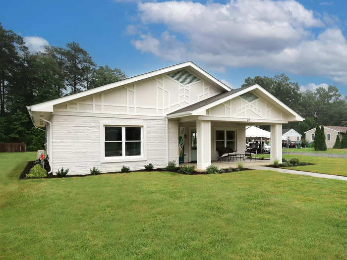 The startup has built several units throughout Virginia, including a $235,000 three-bedroom, two-bathroom home.