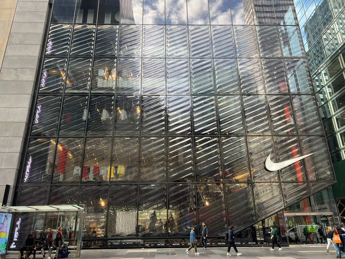 After my Adidas visit, I walked up five blocks to 650 Fifth, where Nike