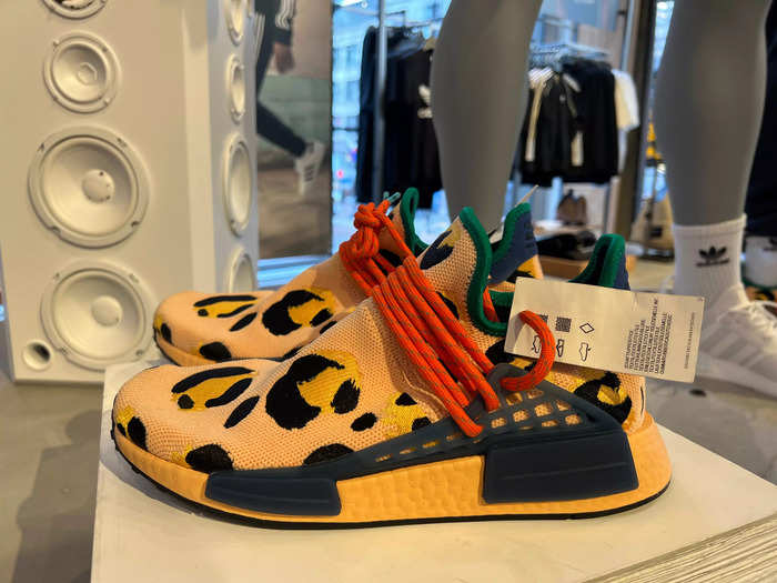 I thought this was the most innovative pair of shoes I saw at Adidas. Would I wear it? Probably not.