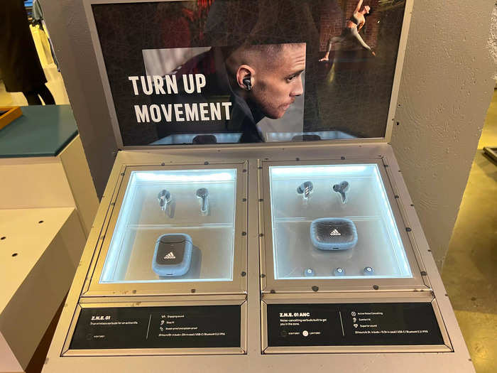 I saw these Adidas-branded wireless bluetooth earbuds that piqued my interest, but not enough for me to convince me to drop my over-the-ear, noise-canceling headphones.