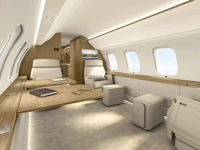 Bombardier has also launched its "executive cabin" option exclusively for its Global 7500 and Global 8000 planes, which will feature three workspaces and is intended to be a corporate office in the sky.