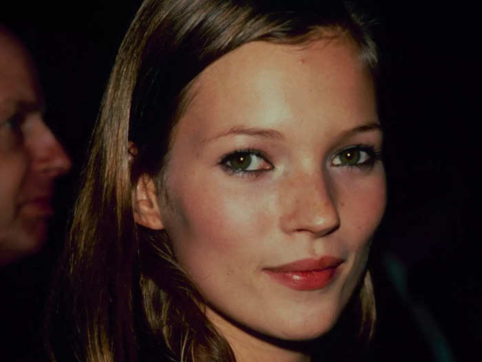 Kate Moss ushered in a new era of supermodels in the mid-1990s.