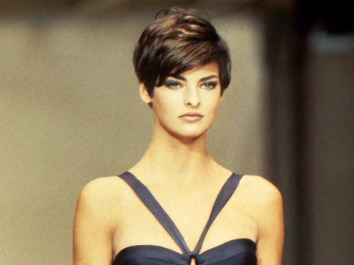 Linda Evangelista was scouted after she entered a modeling contest as a teenager.