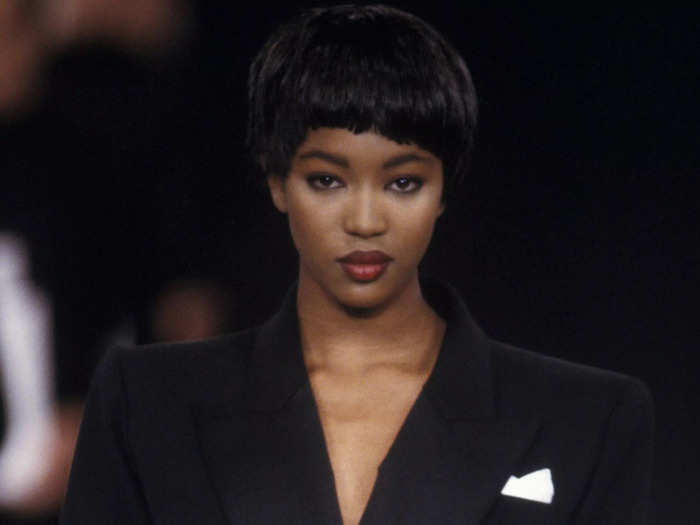 Naomi Campbell was one of five original models to earn the title "supermodel."