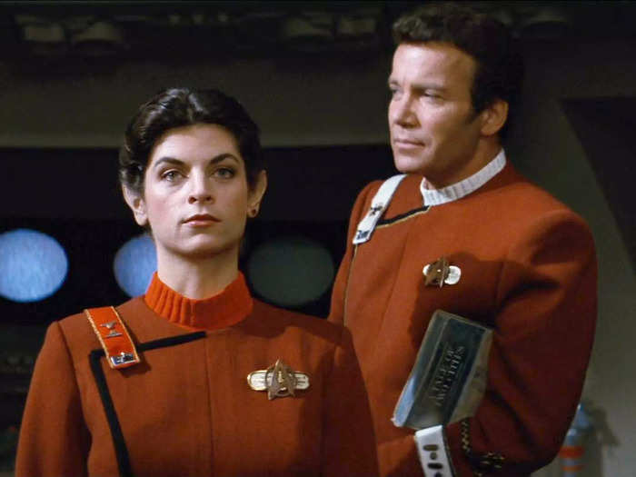 She made her movie debut in 1982 in "Star Trek II: The Wrath of Khan."