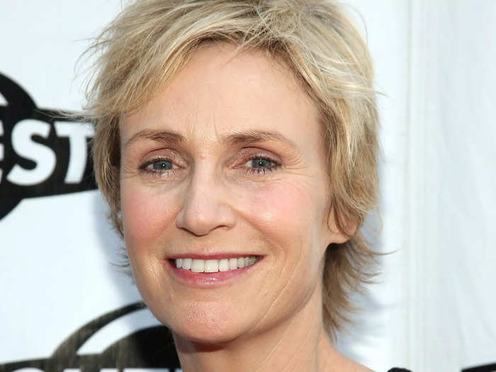 Jane Lynch was 49 years old when she appeared on "Glee" as the fiery head cheerleading coach.