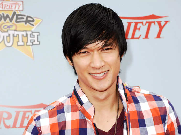 Harry Shum Jr. tied with Cory Monteith as the oldest cast member.