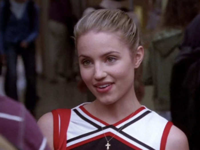 Quinn Fabray is a 16-year-old high school student and cheerleader who gets pregnant in the first season of the show.