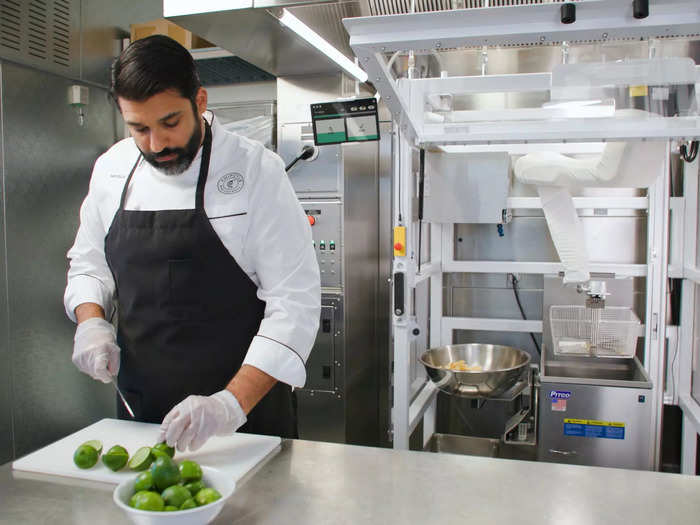 Chipotle began testing AI-powered voice assistants for phone orders in early 2018. The chain is also innovating in the kitchen. This year, the chain began testing Chippy, a tortilla chip-making robot by Miso Robotics.