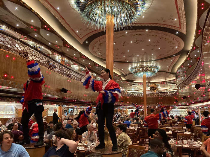 The Carnival staff was fantastic throughout the entire cruise.