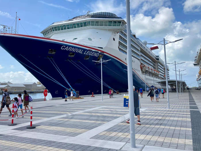 The ship left from the Port of Baltimore and seemed to attract primarily local passengers seeking a quick and easy holiday vacation.