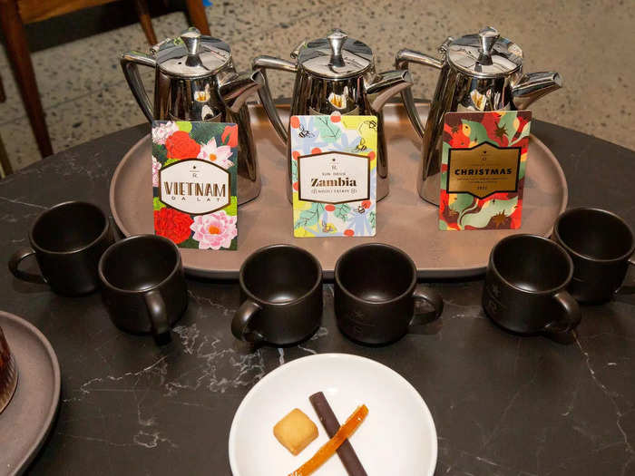 I will admit the flight of brewed coffee was a fun and interactive way to test my coffee palate with three options.