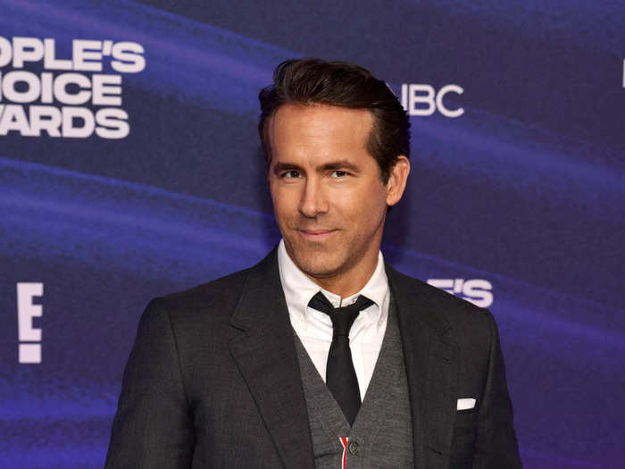 "Deadpool" star Ryan Reynolds was also seen on the red carpet before being honored with the People