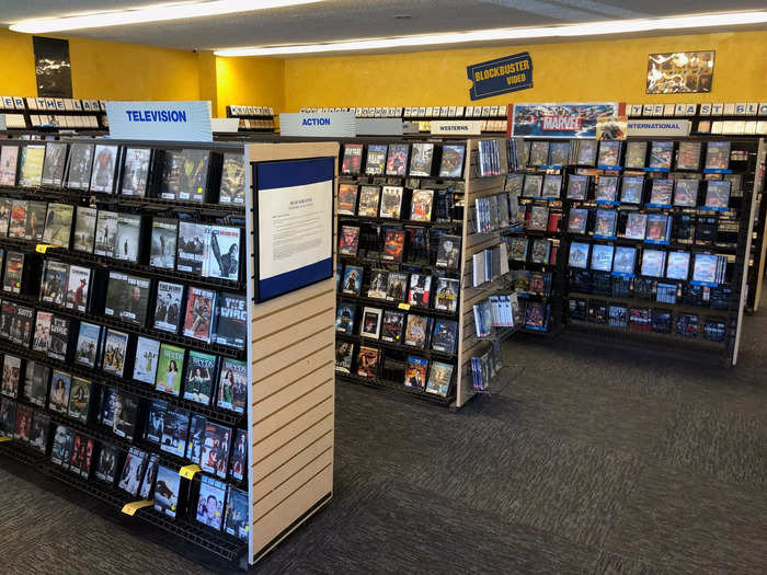 Blockbuster was one of the most popular video-rental stores in the 