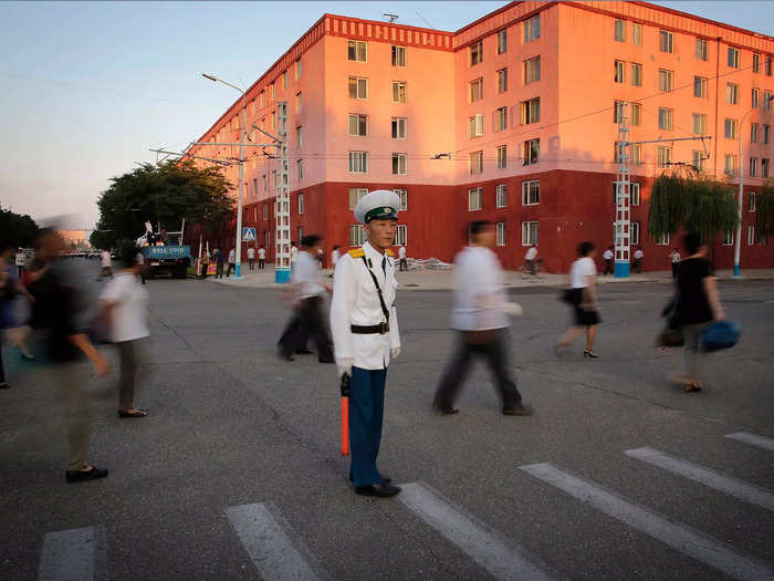 Officers in the Ministry of Public Security — North Korea’s daily law-enforcement agency — functions as a national constabulary who enforce laws.