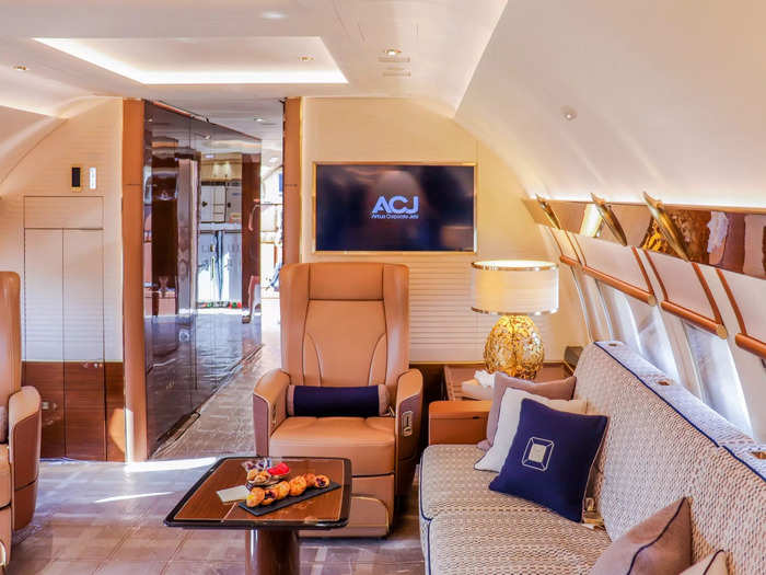 The ACJneos "have three times more space than traditional large business jets, with similar range and operating costs," per Airbus.