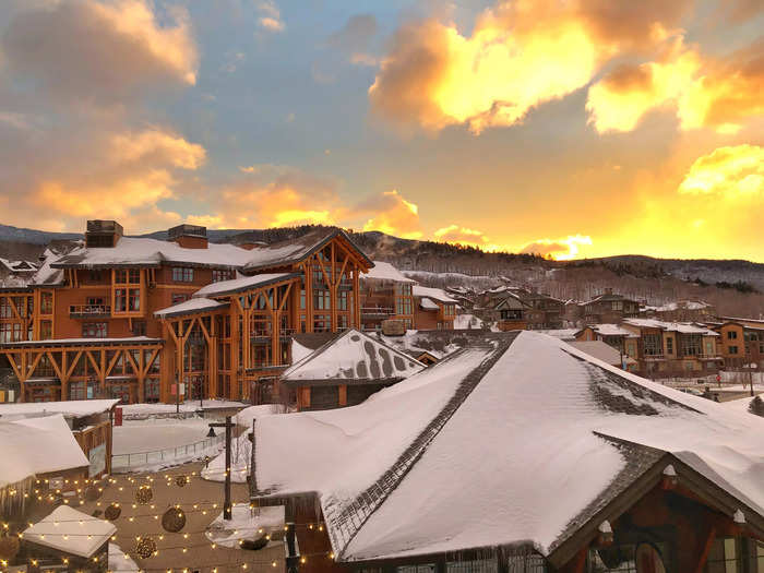 Stowe Mountain Resort in Vermont is one of the most romantic resorts I