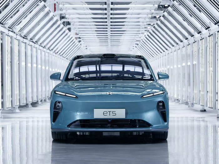 The roughly $47,000 ET5 is Chinese startup Nio