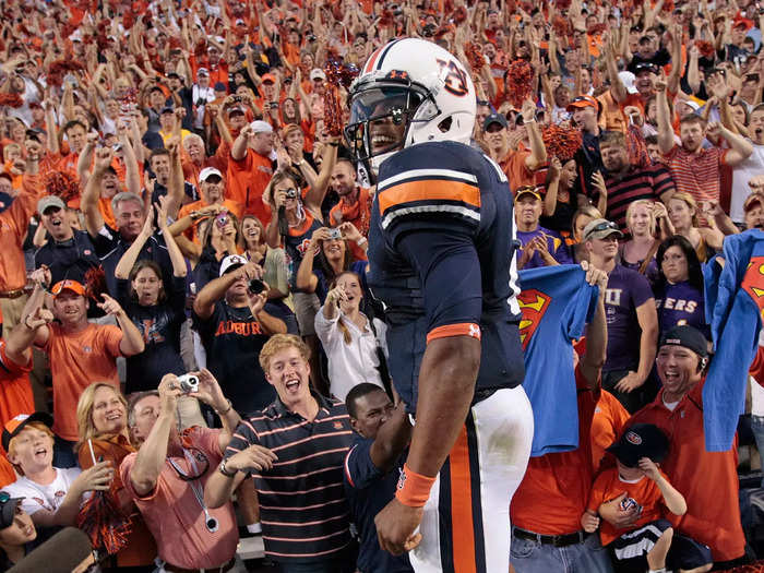 Cam Newton enthralled SEC football fans during his time at Auburn. He threw for 30 touchdowns, ran for another 20, won the Heisman, and led the Tigers to a national championship.