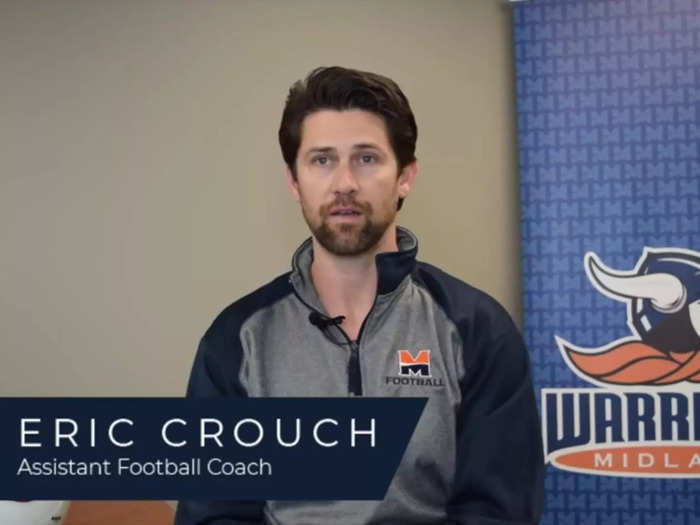 Crouch bounced around professional football, briefly appearing in the NFL and CFL. He now works as the running backs and special teams coach at Midland University in Nebraska.