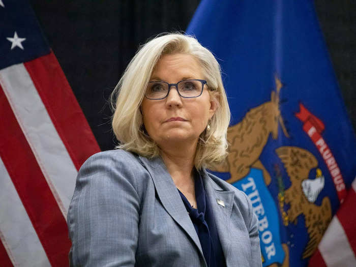 Outgoing Rep. Liz Cheney of Wyoming