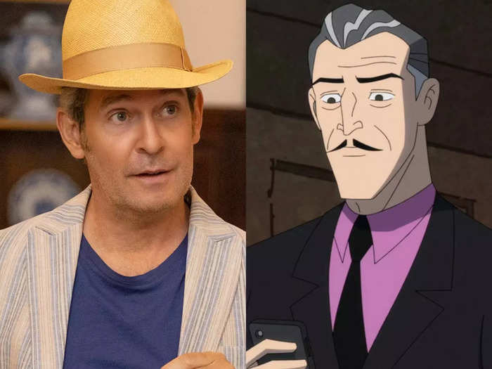 Tom Hollander who plays the mysterious Quentin on season two of "The White Lotus," also voices Bruce Wayne