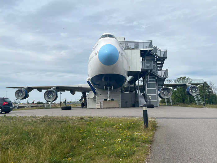 "This jet has memories," Junejo told me. "I love the full circle symbolism of this 747 because it used to fly people around the world, and now people from around the world are coming to the plane."