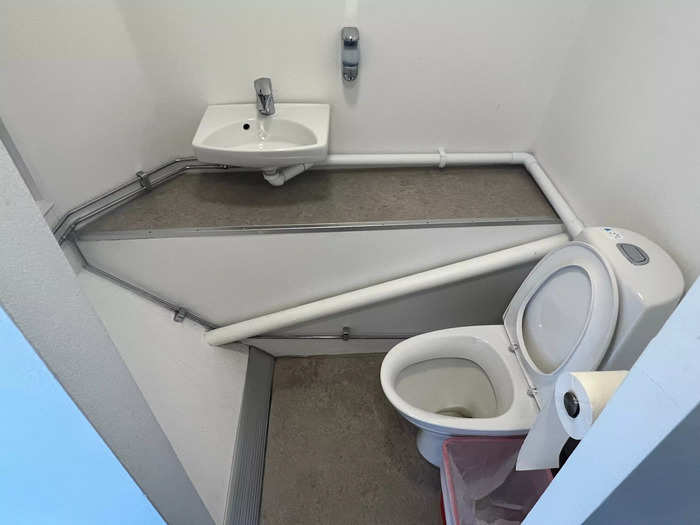 …a toilet and sink…