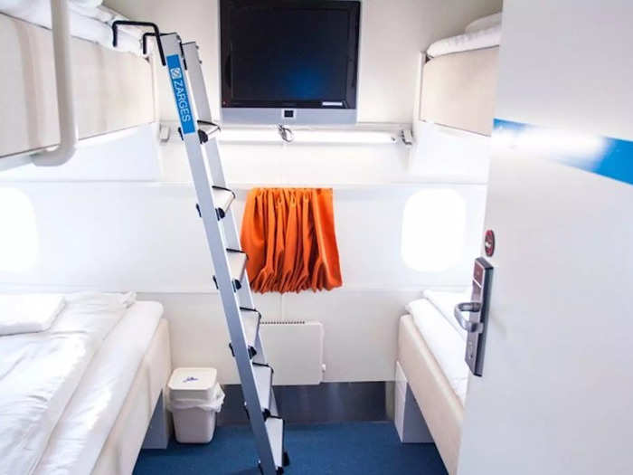 The gender-specific dorms can fit two or four people and are priced per bed, meaning travelers will bunk with another person and share a bathroom located in the hallway.